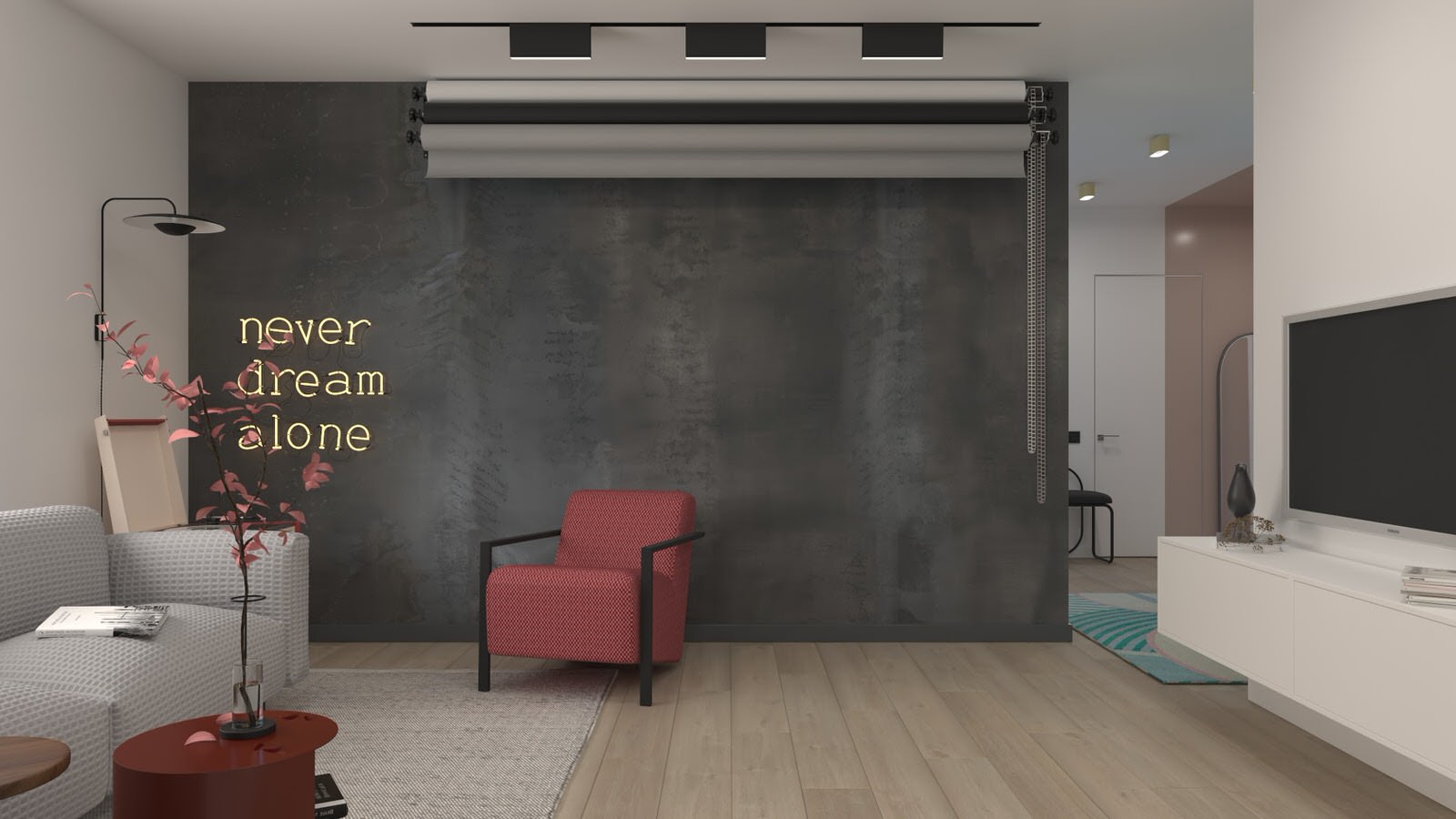 Квартира для пары фотографов в ЖК "Галактика"