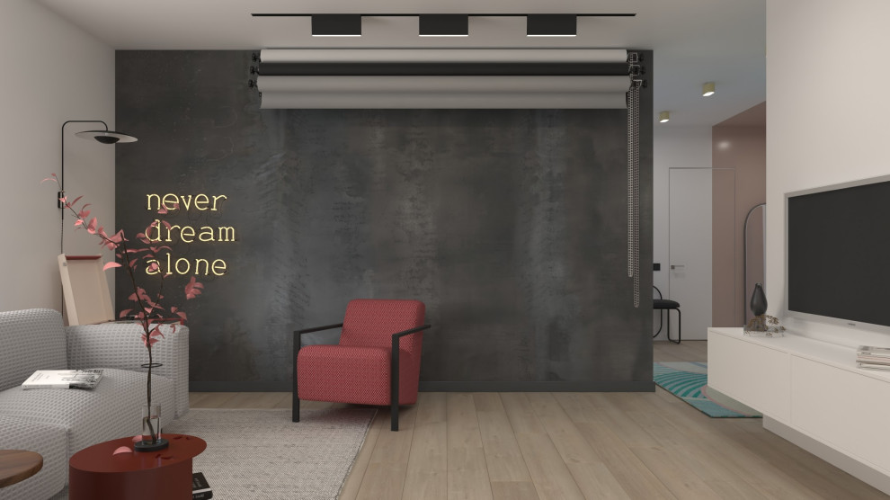 Квартира для пары фотографов в ЖК "Галактика"