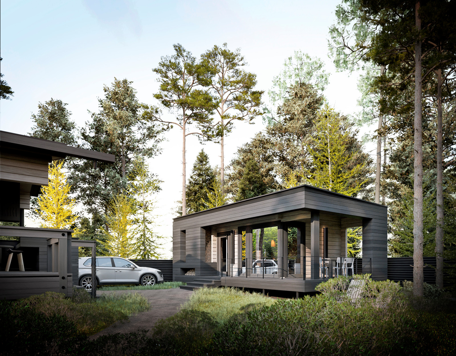 БАНЯ ИЗ БРУСА 25 М2/ПРОЕКТ | LOG BATH 25 M2/PROJECT