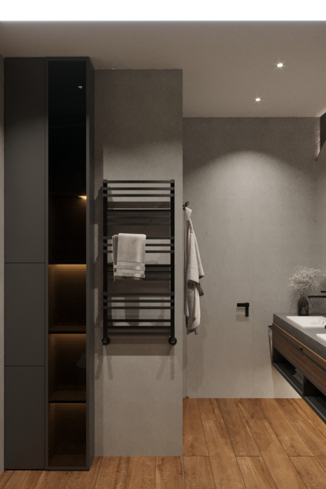 Современная квартира с выразительной отделкой