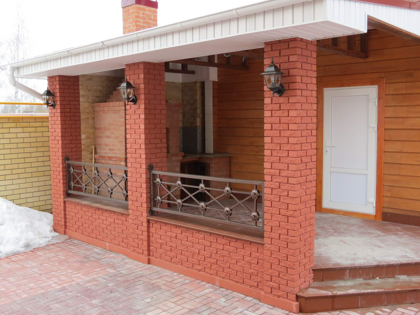 Обложка проекта: Уличное ограждение крыльца