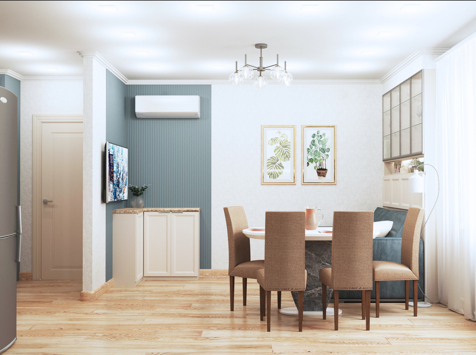 Трехкомнатная квартира