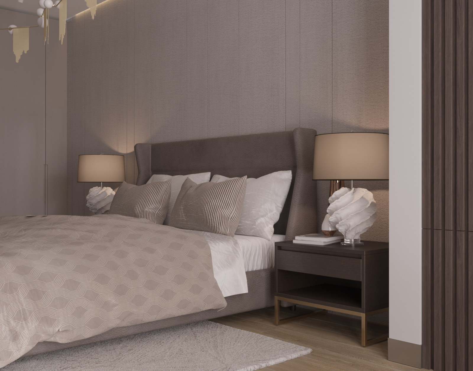 Спальня в загородном доме