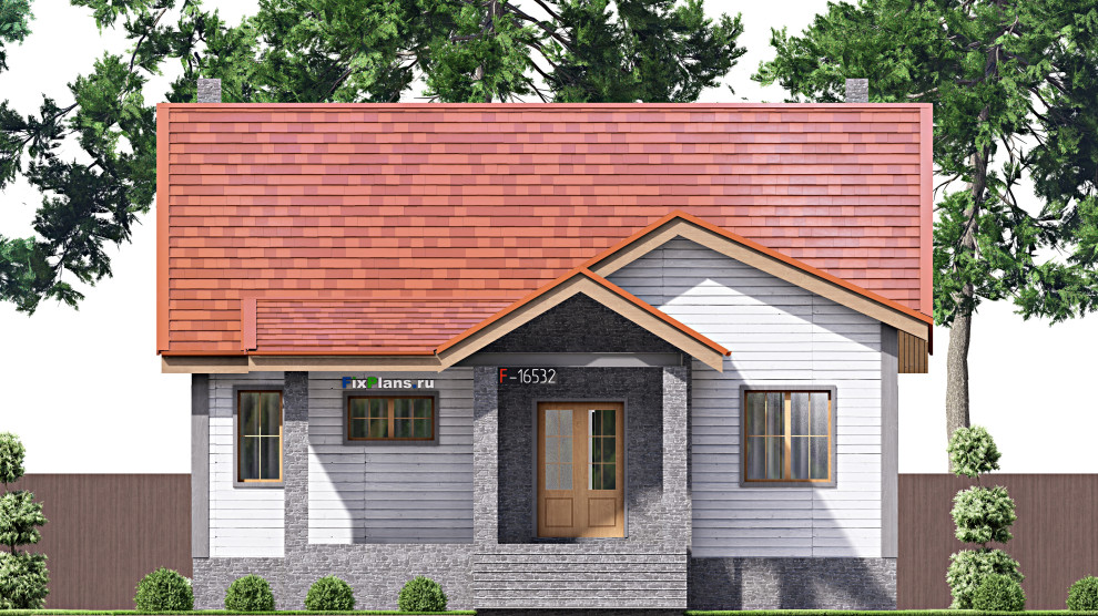 Проект одноэтажного дома 12х19м S254м2 F-16532