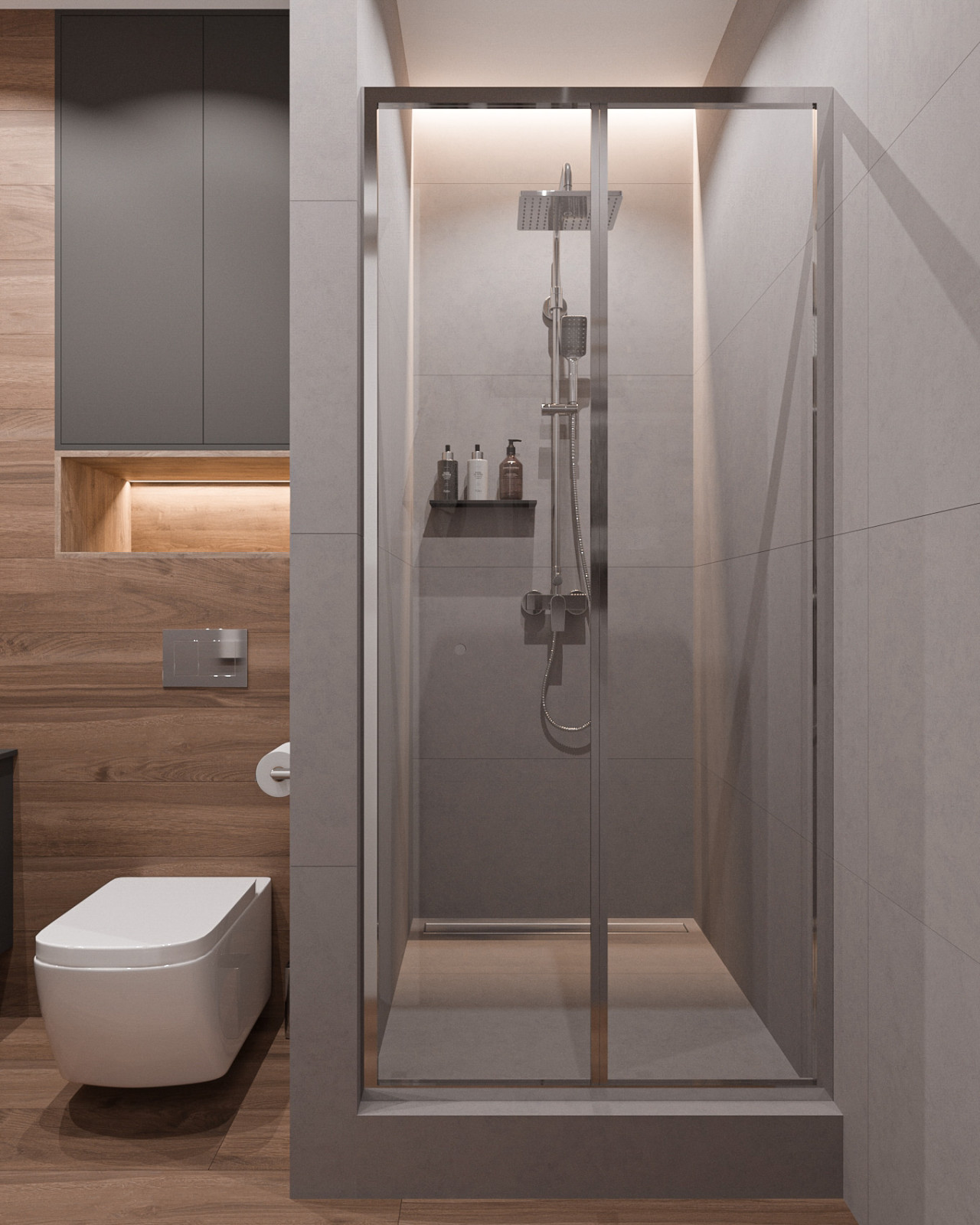 Частичный проект 2-к квартиры