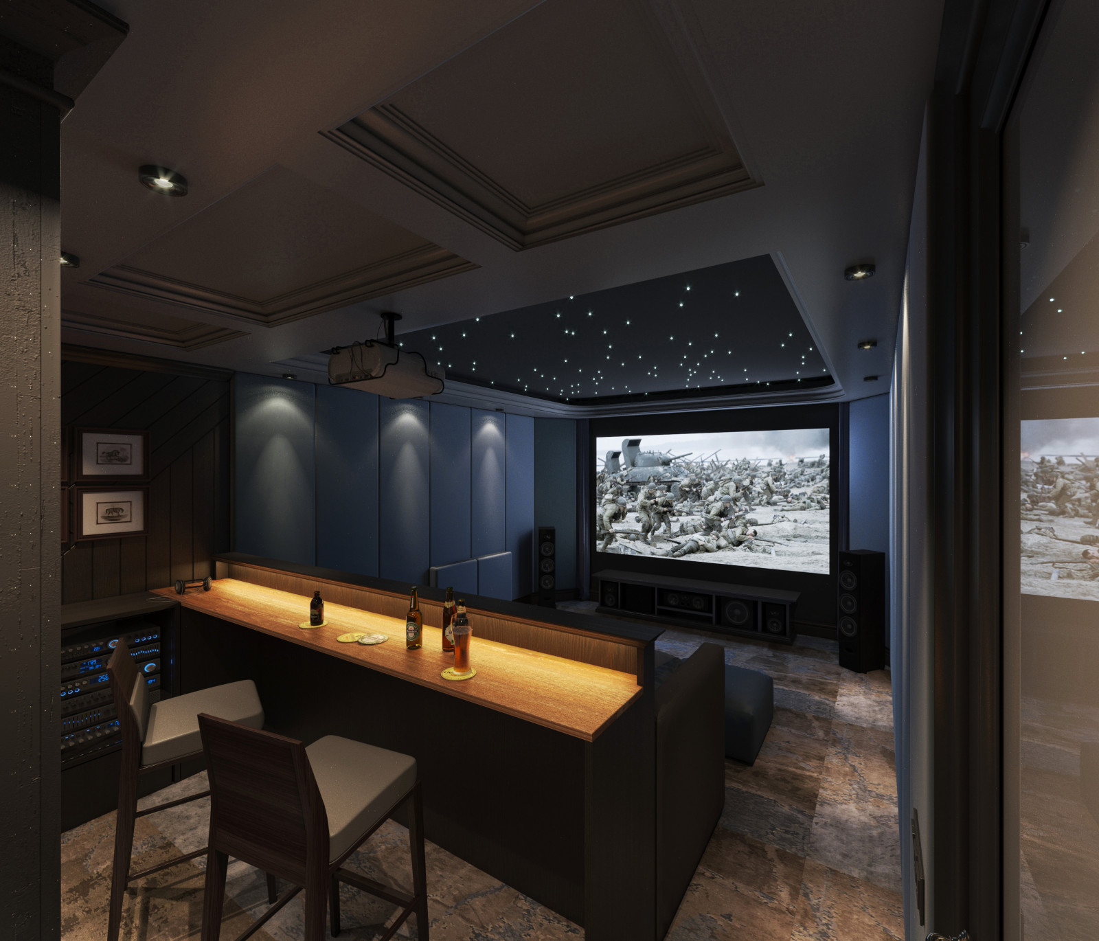 Интерьер частного жилого дома