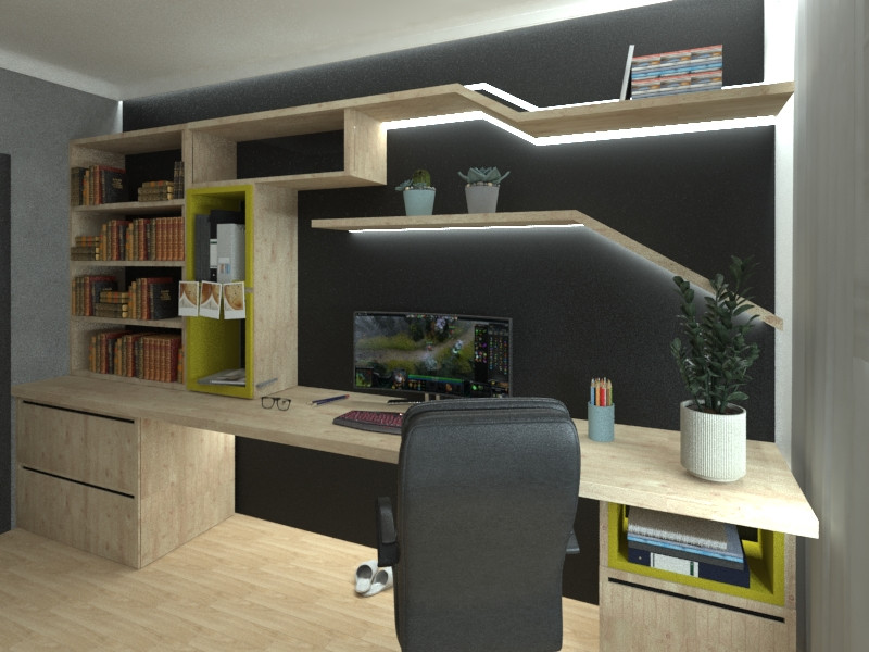 Рабочий кабинет для мужчины