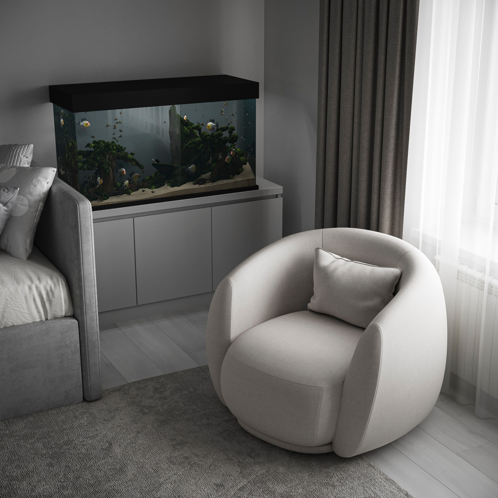 Дизайн интерьера мансардного этажа в частном доме.