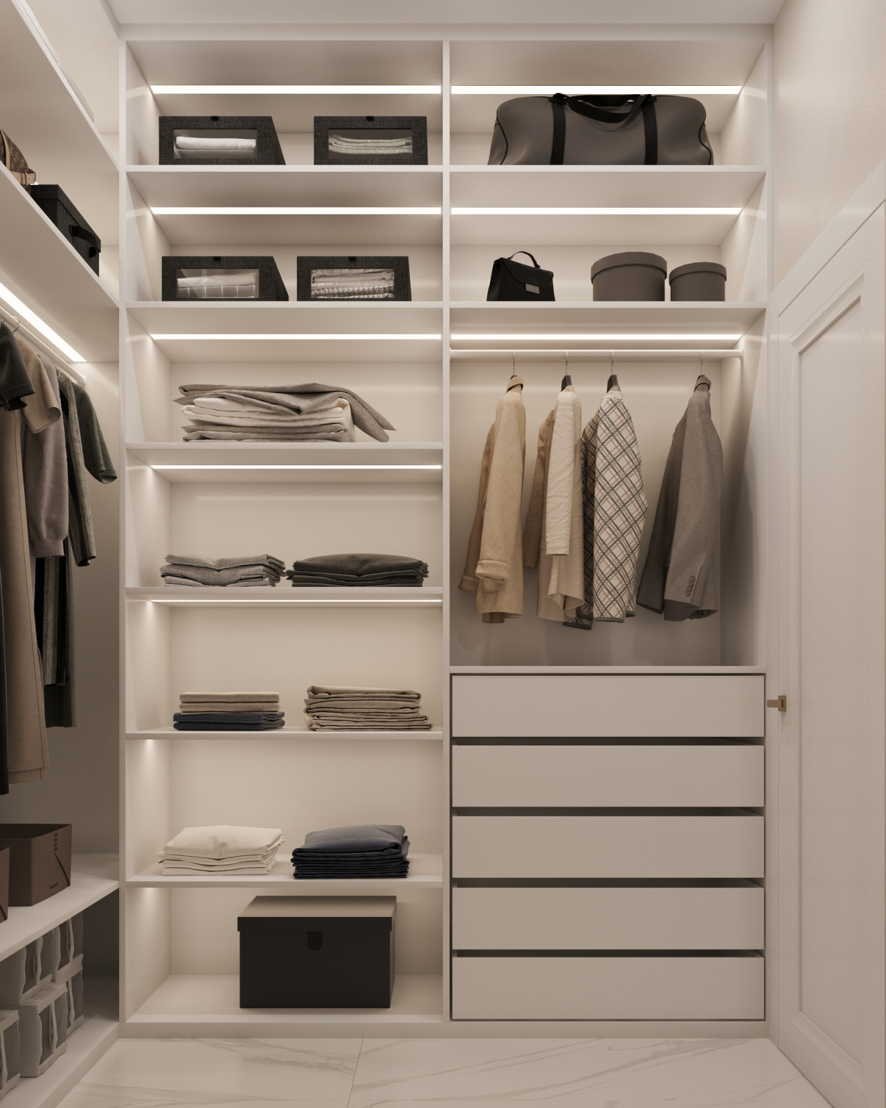 "Тёплое какао", квартира в ЖК "Дворянский", 98 м2