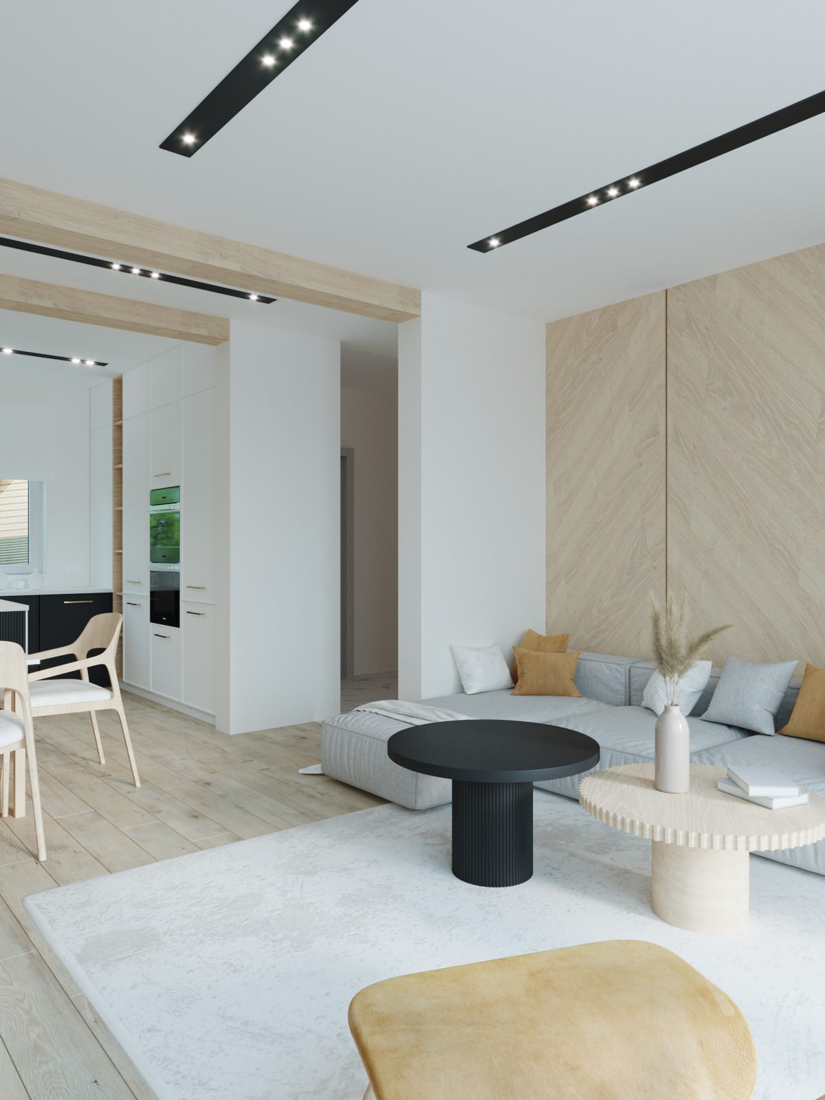 Таун-хаус кухня-гостиная