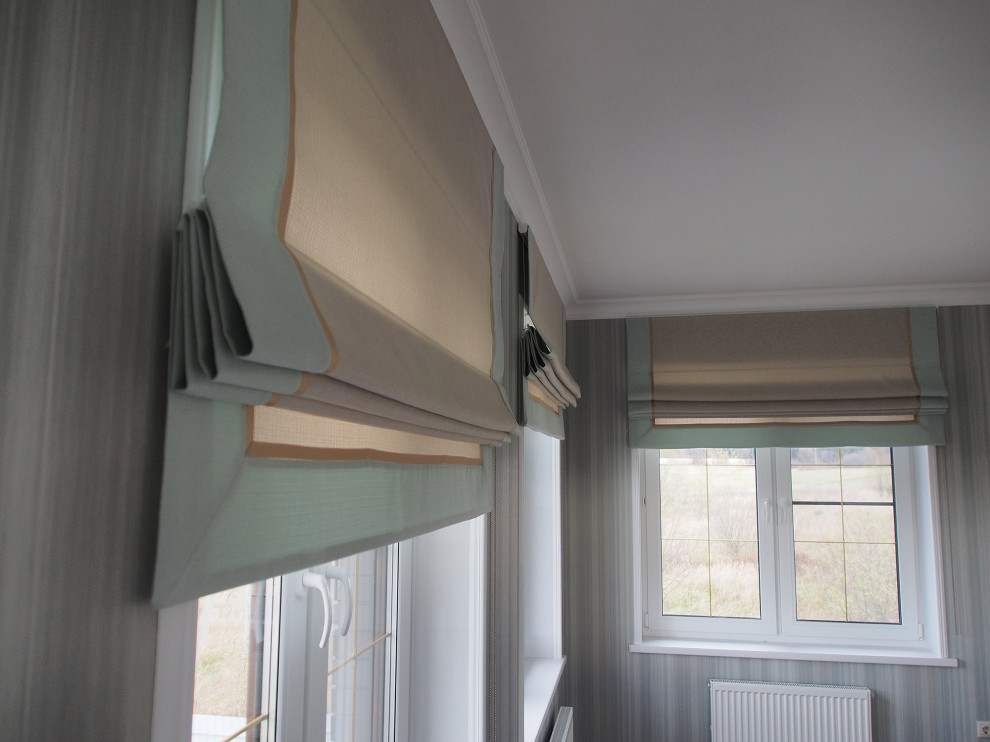 Оформление текстилем загородного дома в Морозово