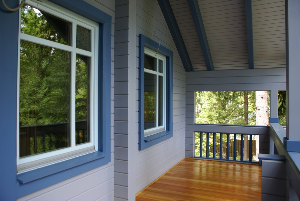 Деревянные окна в домах из клееного бруса