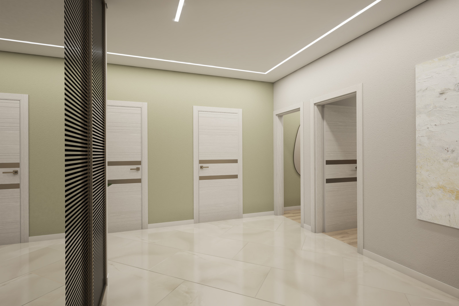 Трёхкомнатная квартира. 100 кв.м.