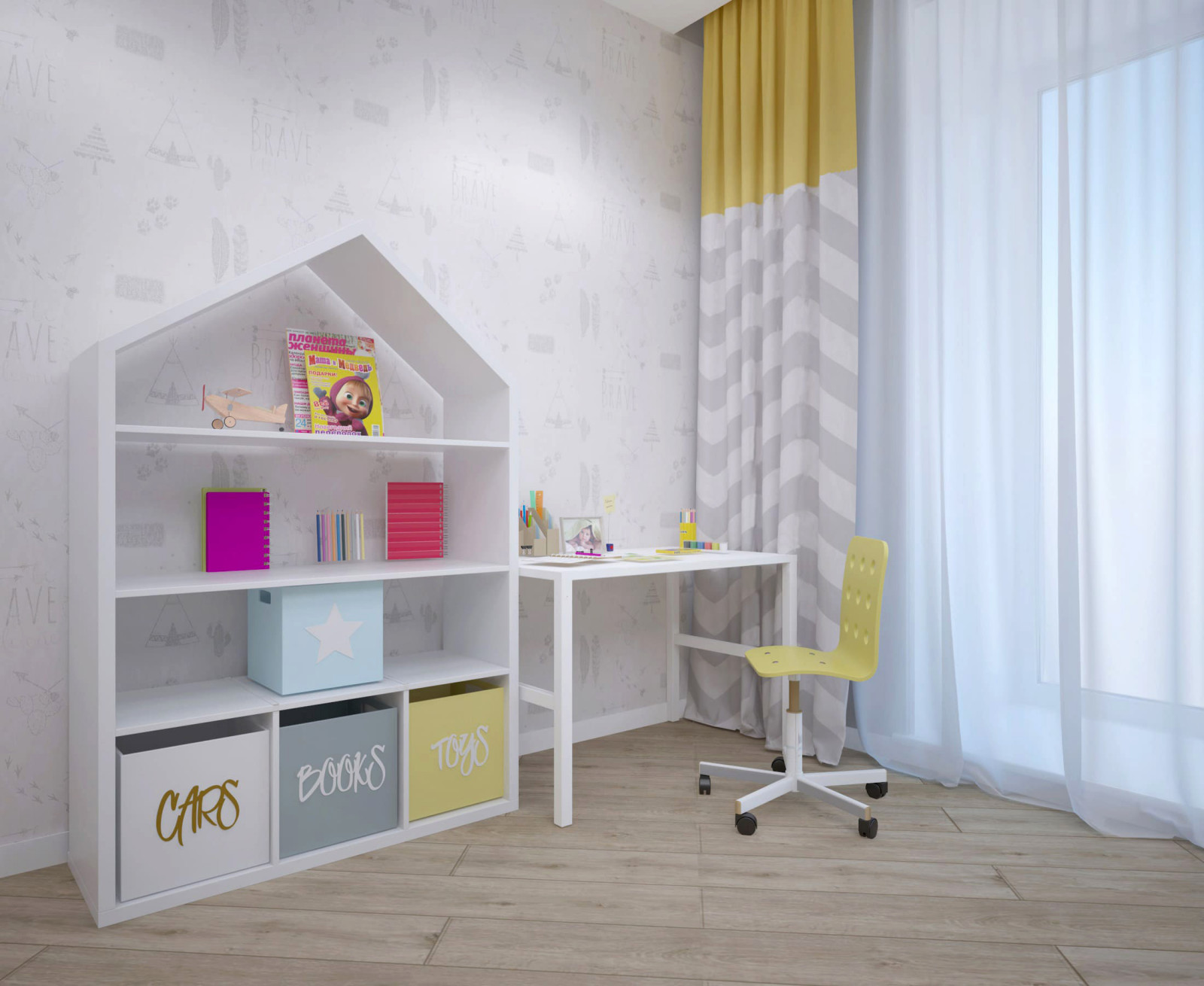 Солнечные гостиная и детская