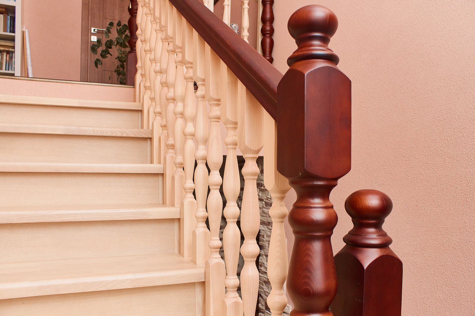 Лестница из березы