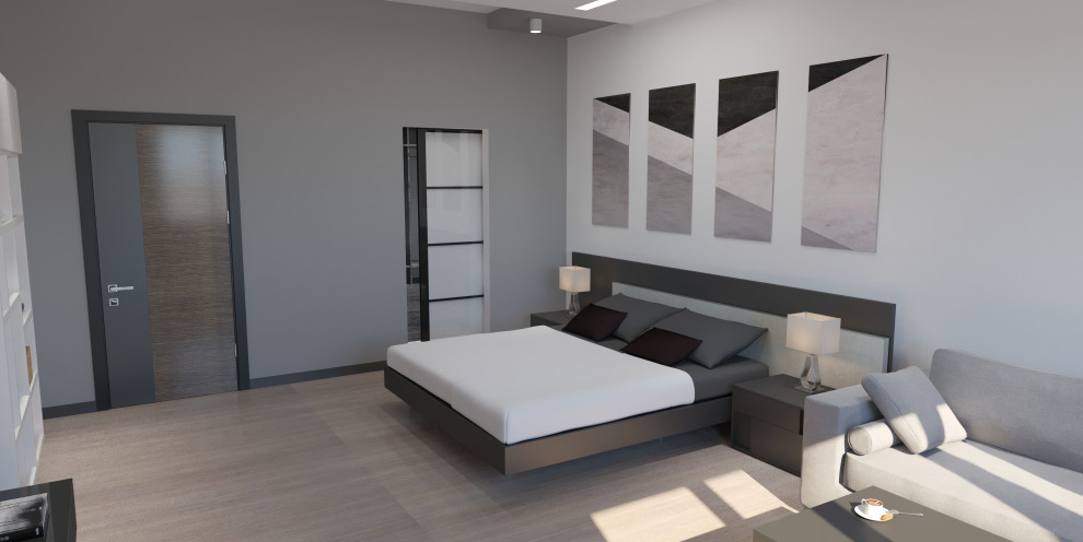 Коттедж в стиле хай тек