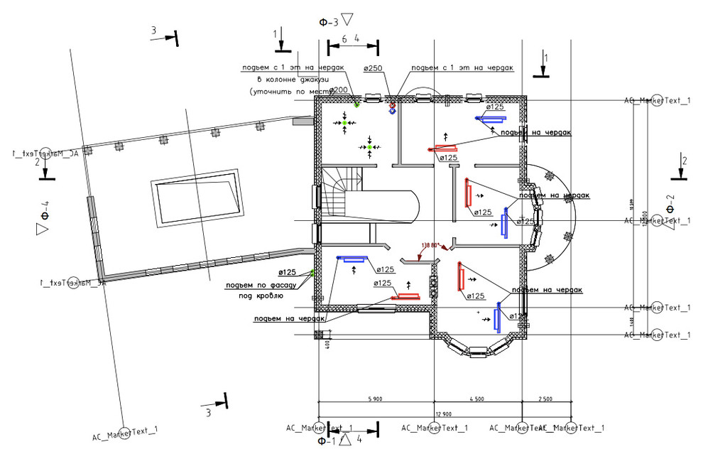 ДНП СОЛНЕЧНОЕ. Дом + бассейн. Рабочий проект.