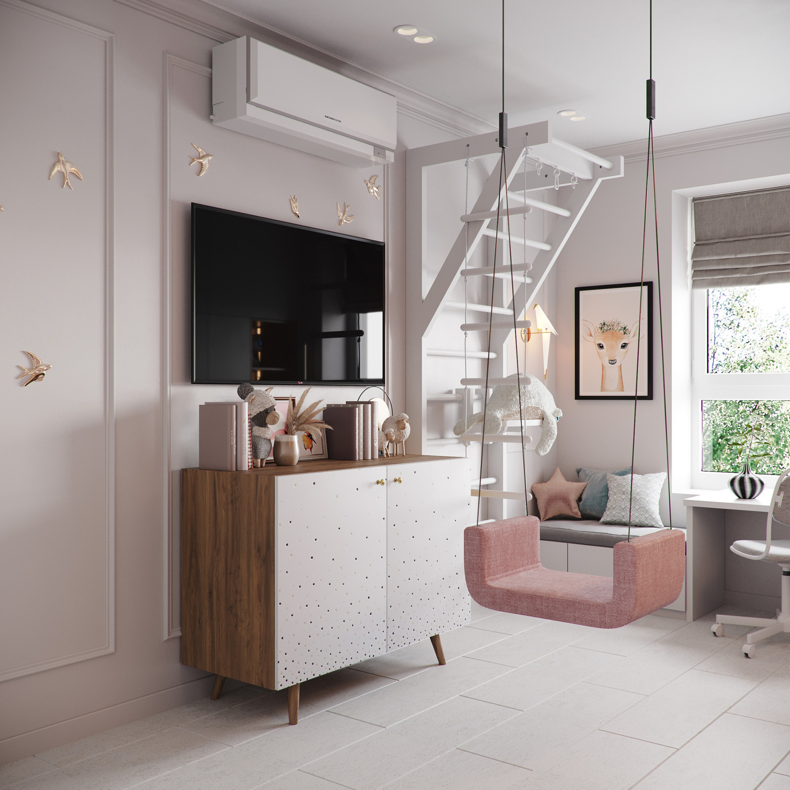 2х комнатная квартира в стиле современной классики