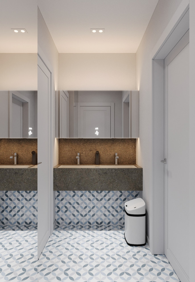 Обложка проекта: Проектирование сан.узлов для офиса компании