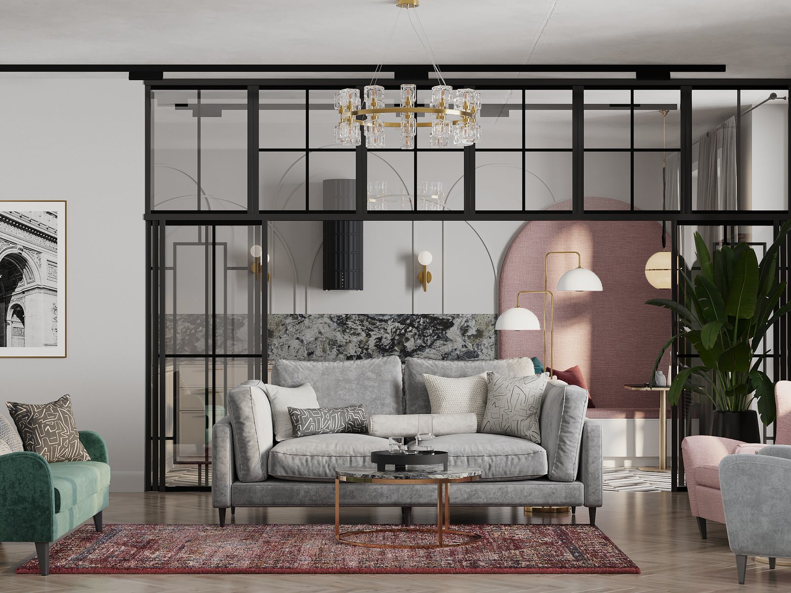 Обложка проекта: 120м2 Rich House