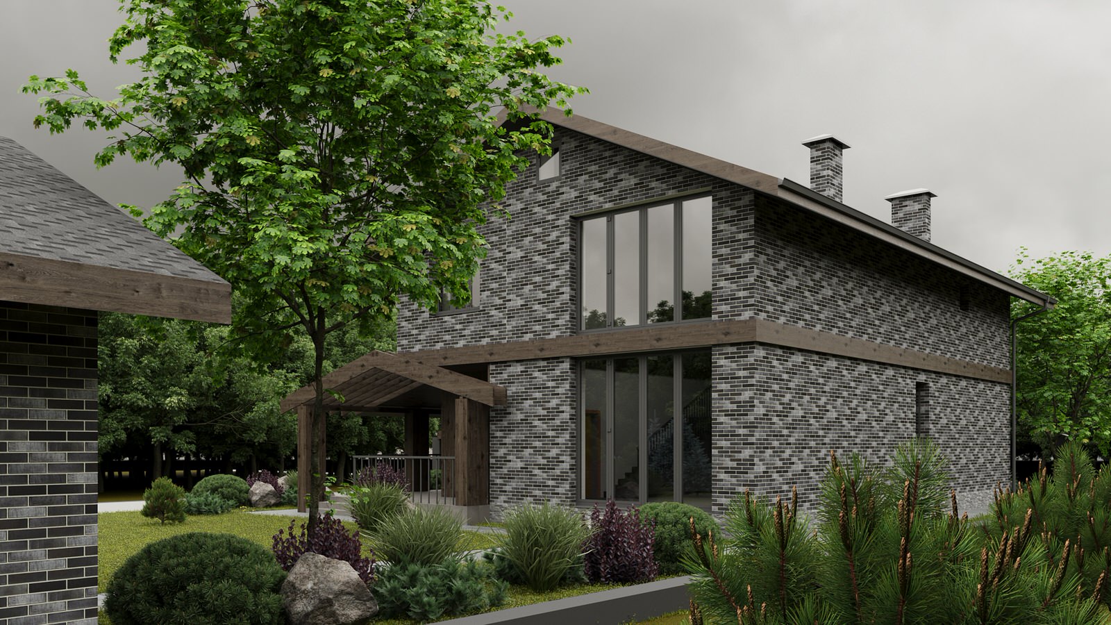 2-этажный дом со вторым светом