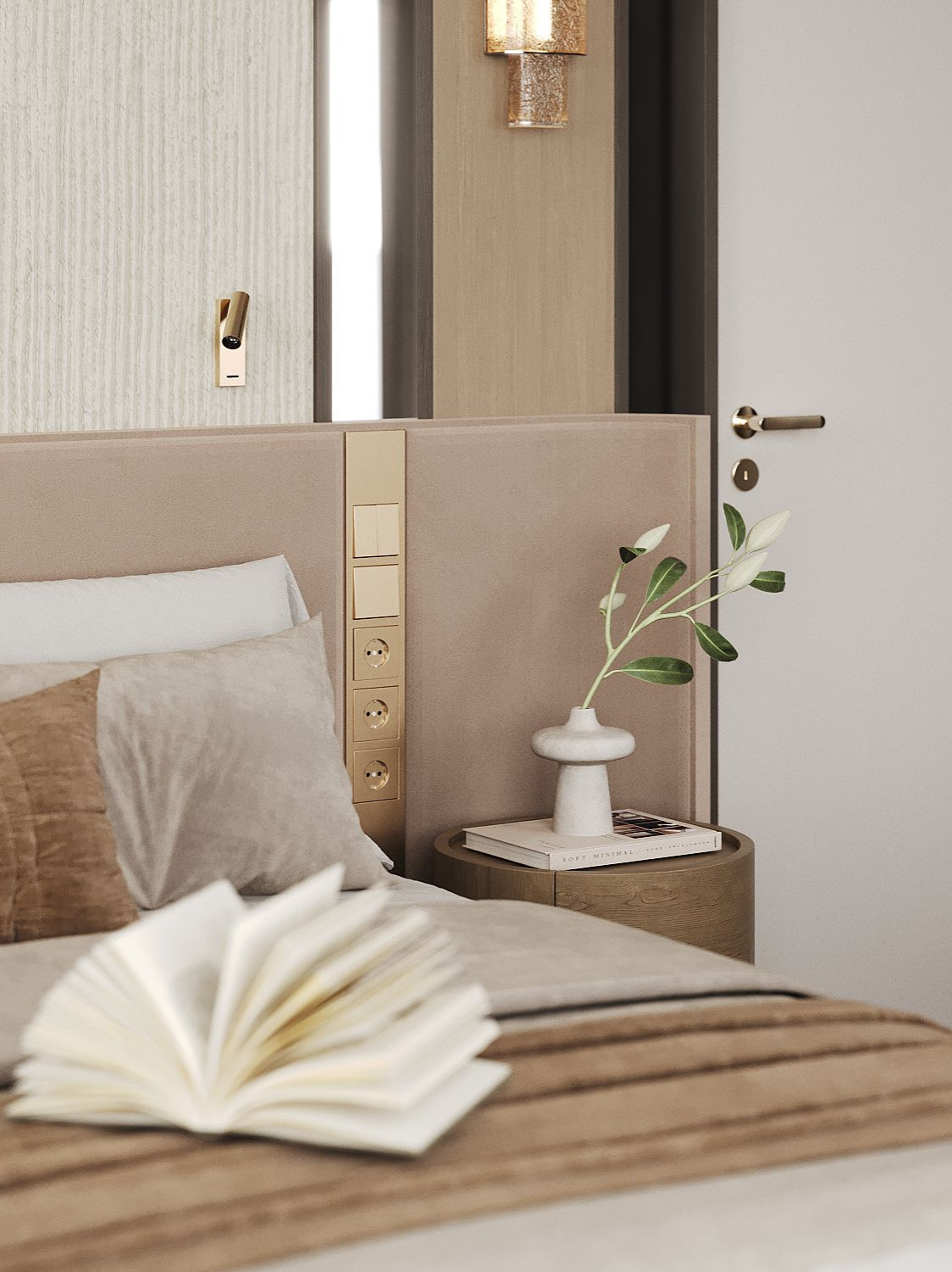 Современный интерьер с теплой атмосферой и эко-акцентами