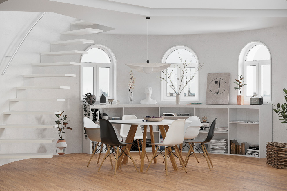 3d-визуализация кухни+гостиной