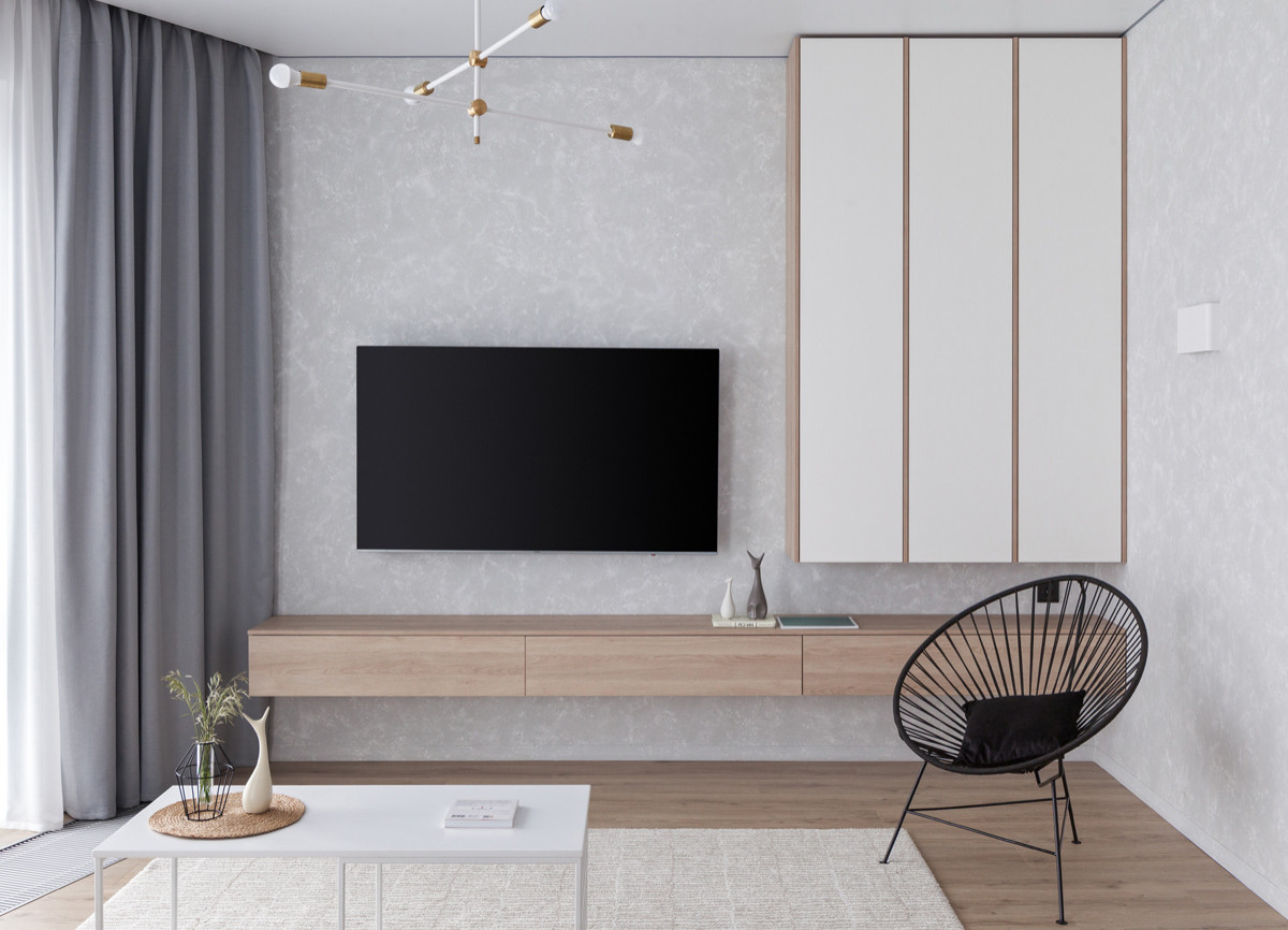 Лаконичная квартира 60 м² в Хабаровске