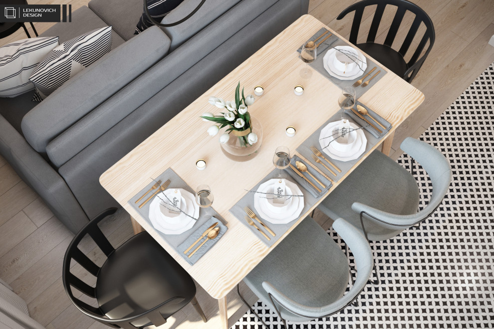 Дизайн интерьера квартиры 65 м2 г. Минск