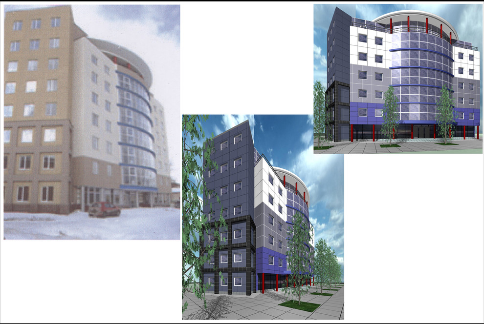 Обложка проекта: Эскизные проекты офисных зданий