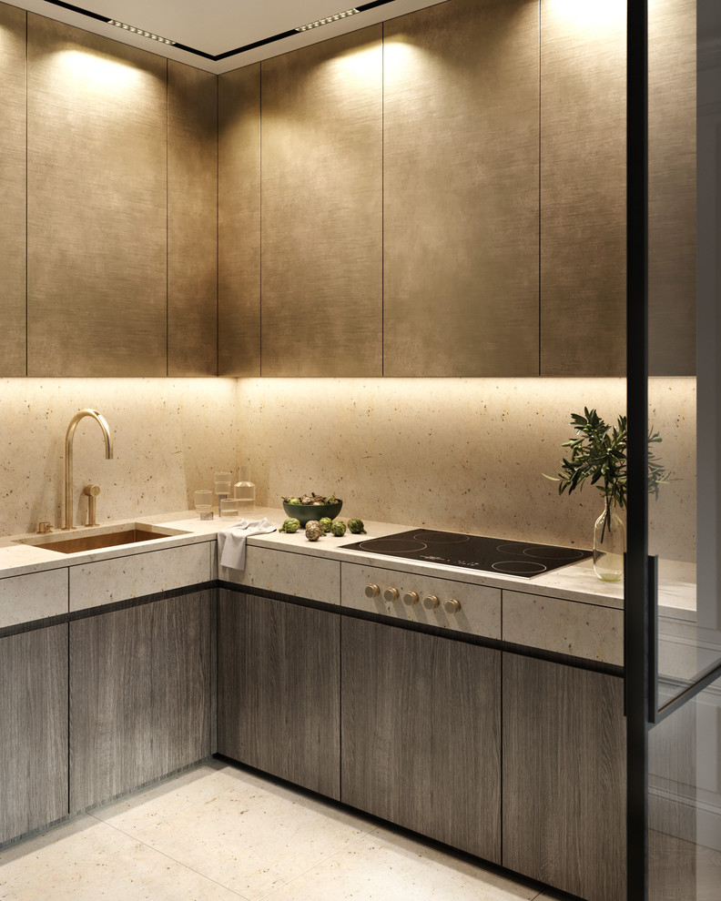 Дизайн-проект квартиры с камином в ЖК "Береговой"