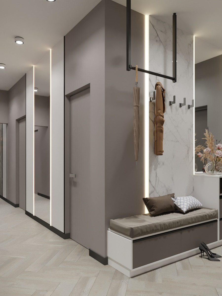 Входная группа квартиры в ЖК Триумф