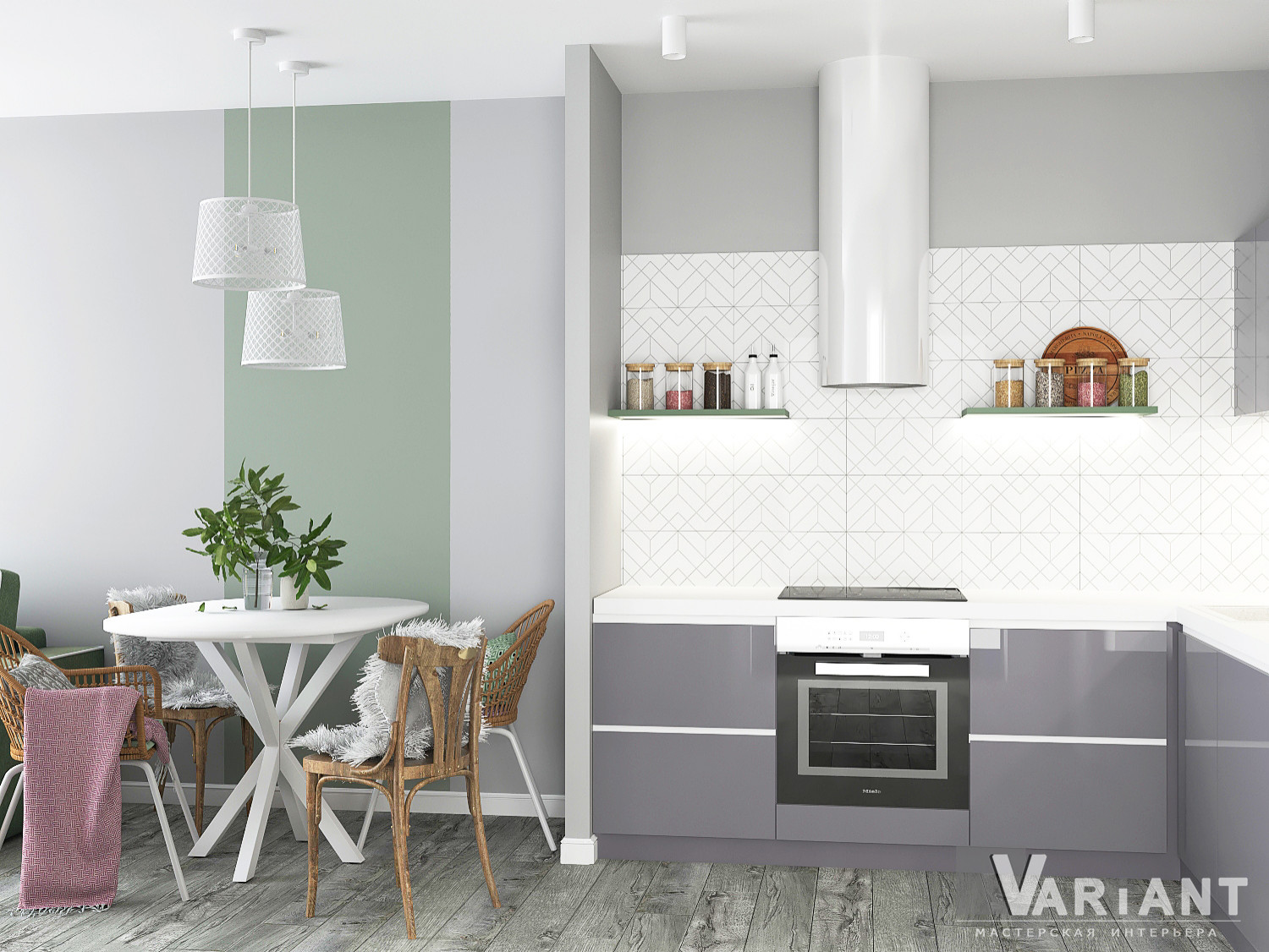 Дизайн проект трехкомнатной квартиры по ул. Измайлова