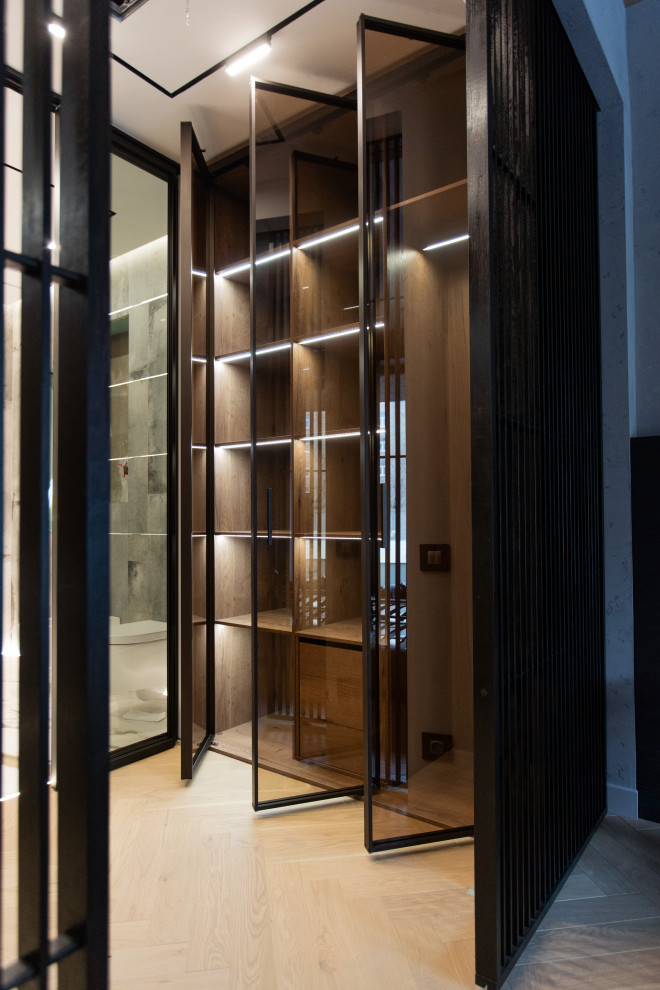 Гардеробная raumplus по двум сторонам