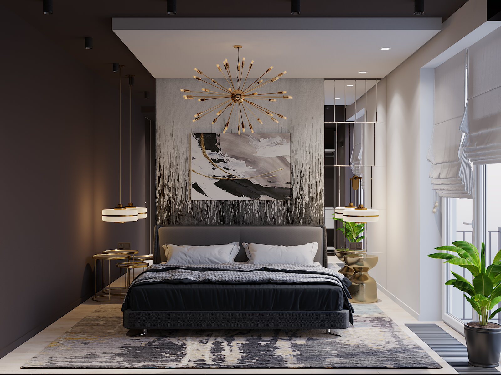 Трехкомнатная квартира в стиле КОНТЕМПОРАРИ