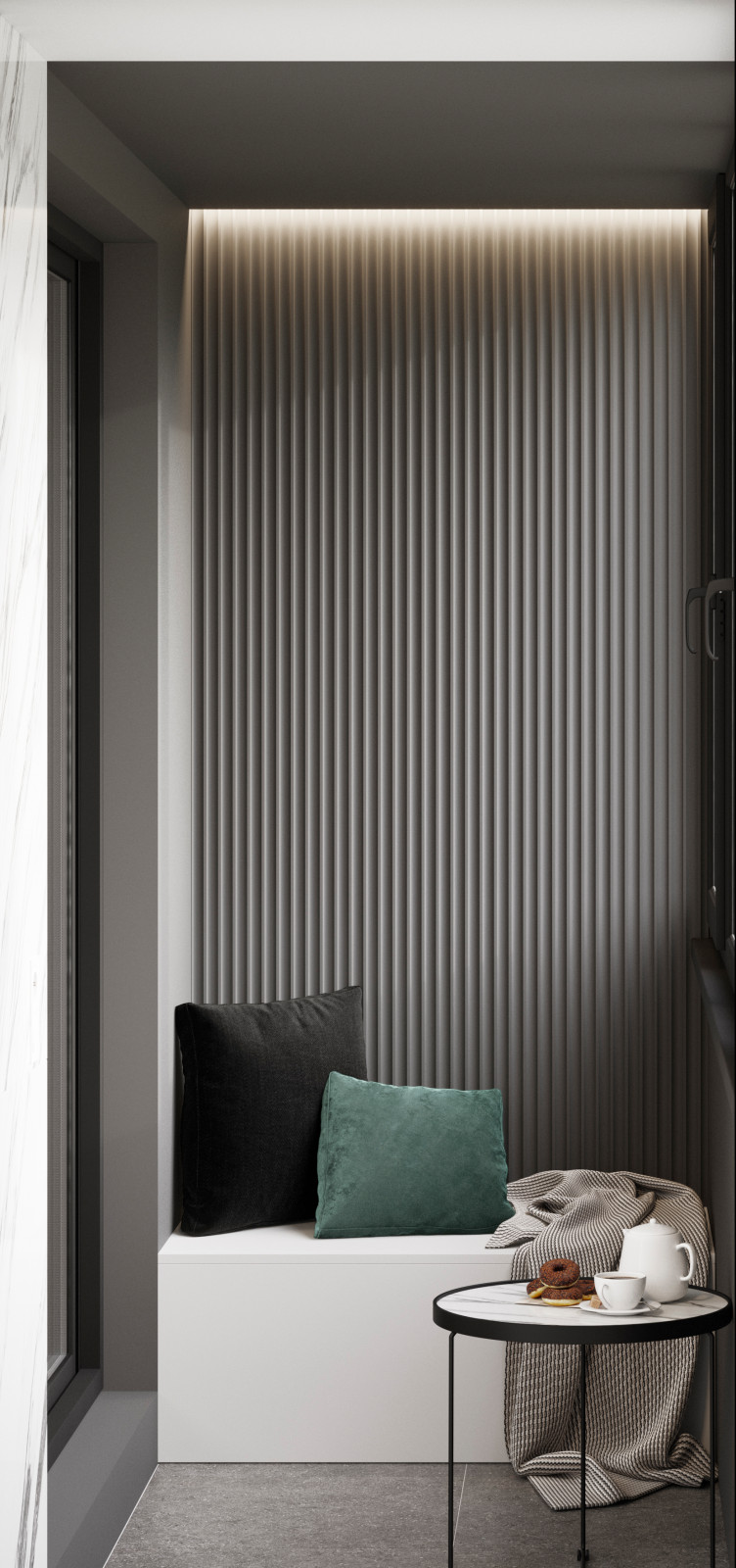 Обложка проекта: Apartamento moderno con cocina pequeña