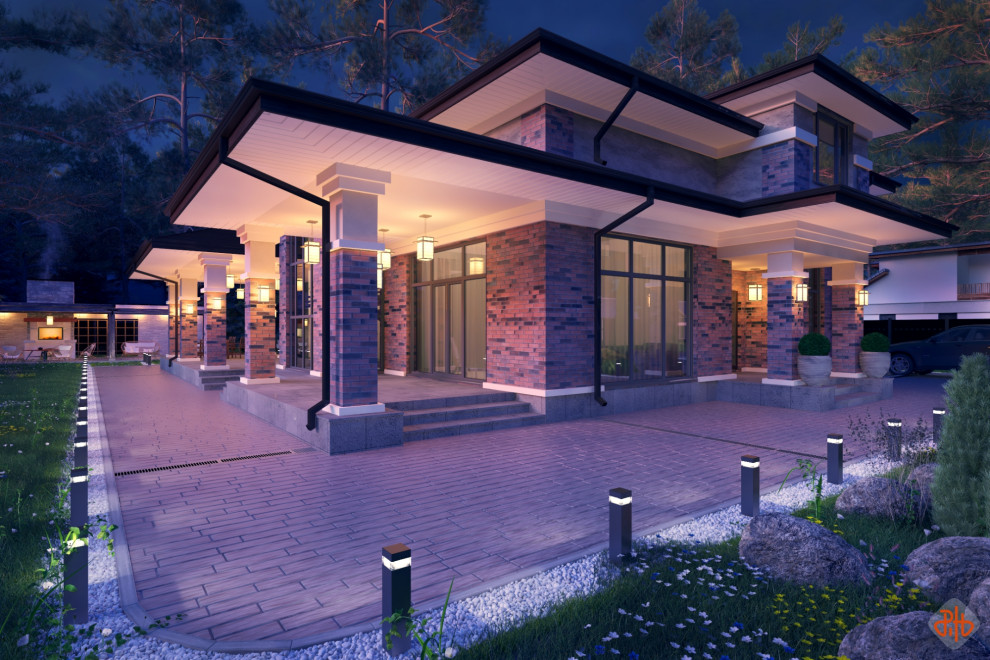 Дом в стиле Райта