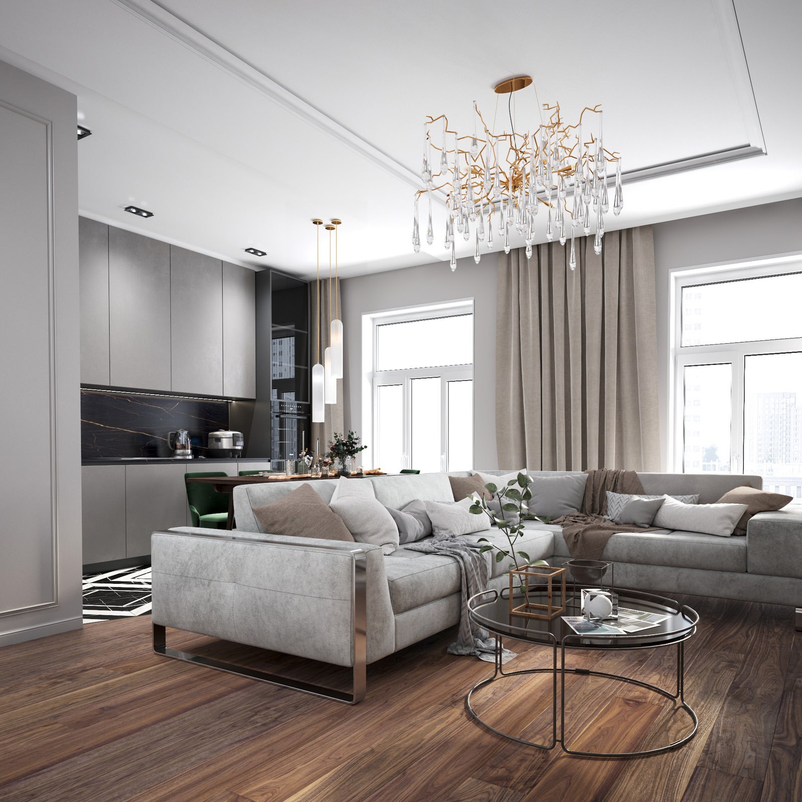 ЖК"Дубровская Слобода" 80кв.м.