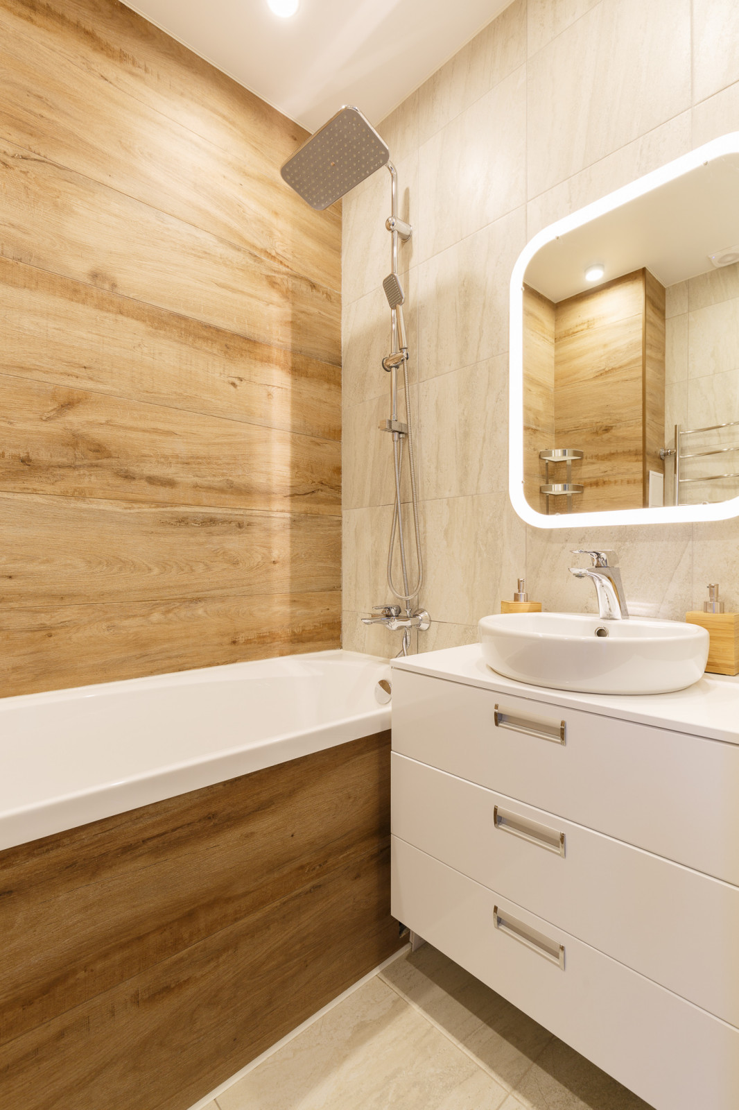 Реализованный проект "Деревянные акценты"