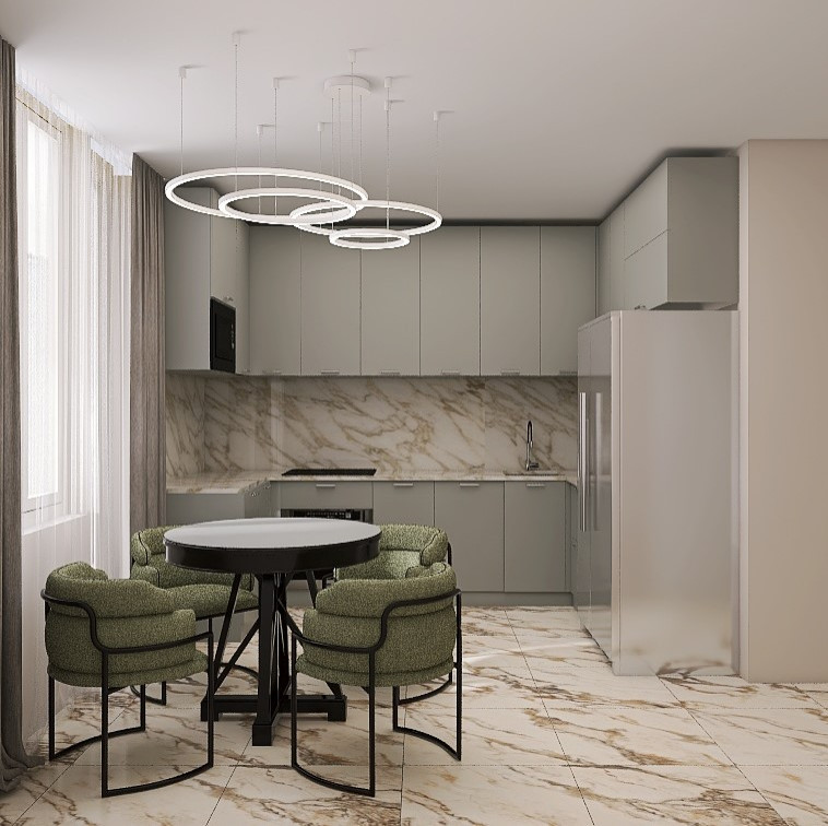 проект: трехкомнатная в ЖК Царицыно