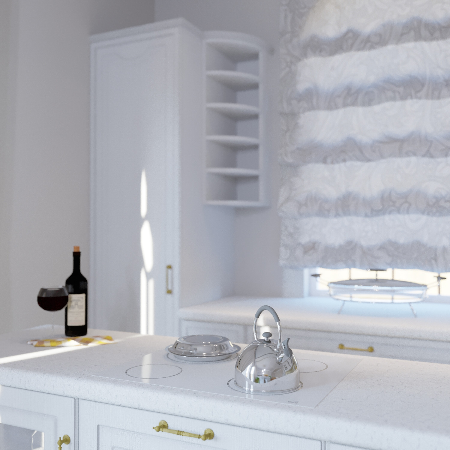 Чайник на плите