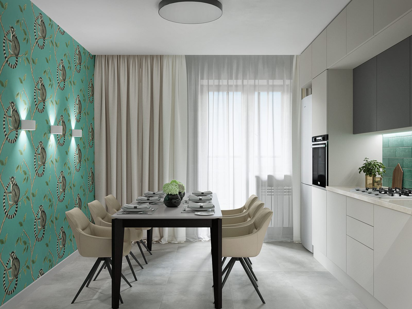 яркая квартира