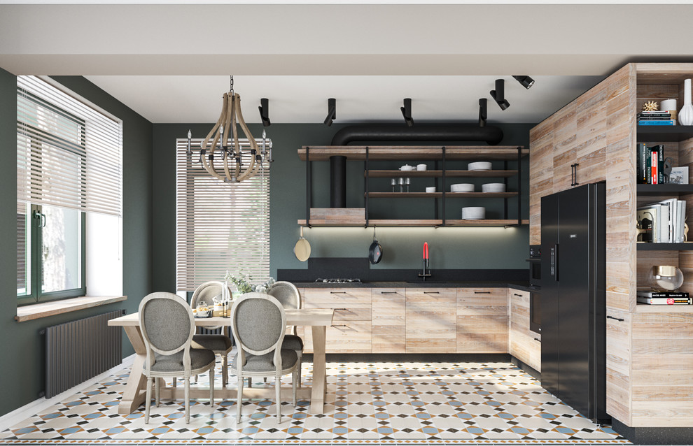 Кухня в загородном доме