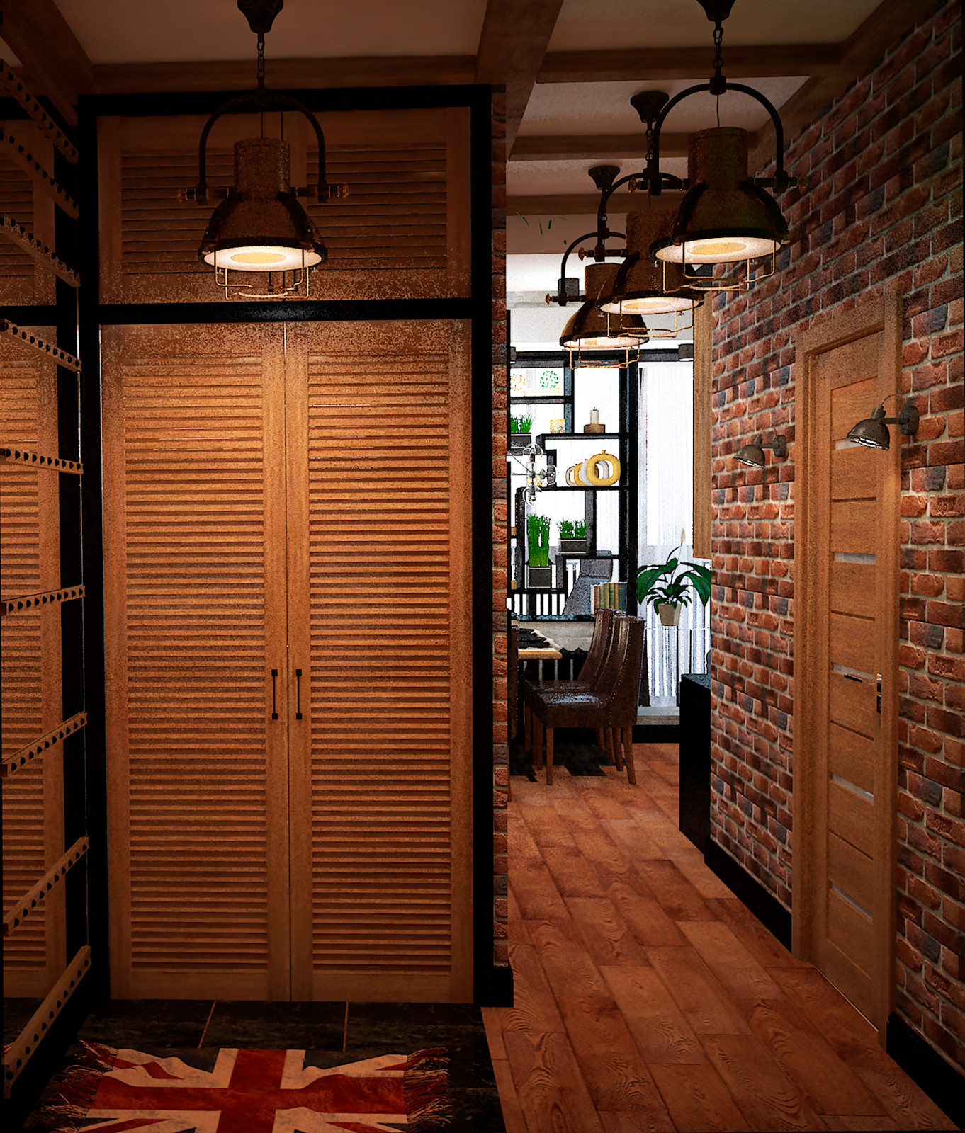 Малогабаритная квартира в стиле лофт