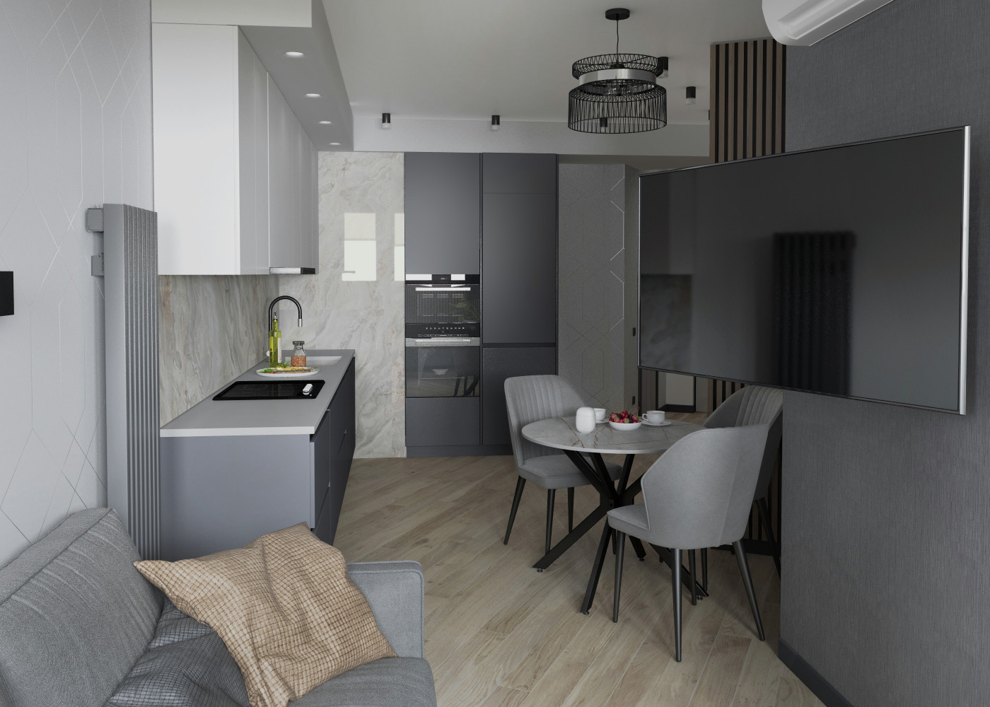 Обложка проекта: Квартира в ЖК "Центральный"