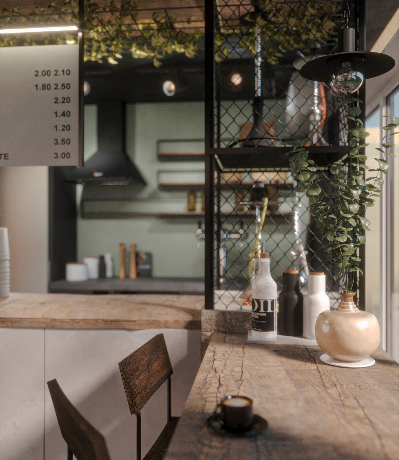 Обложка проекта: Дизайн экстерьера и интерьера кофейни/кальянной