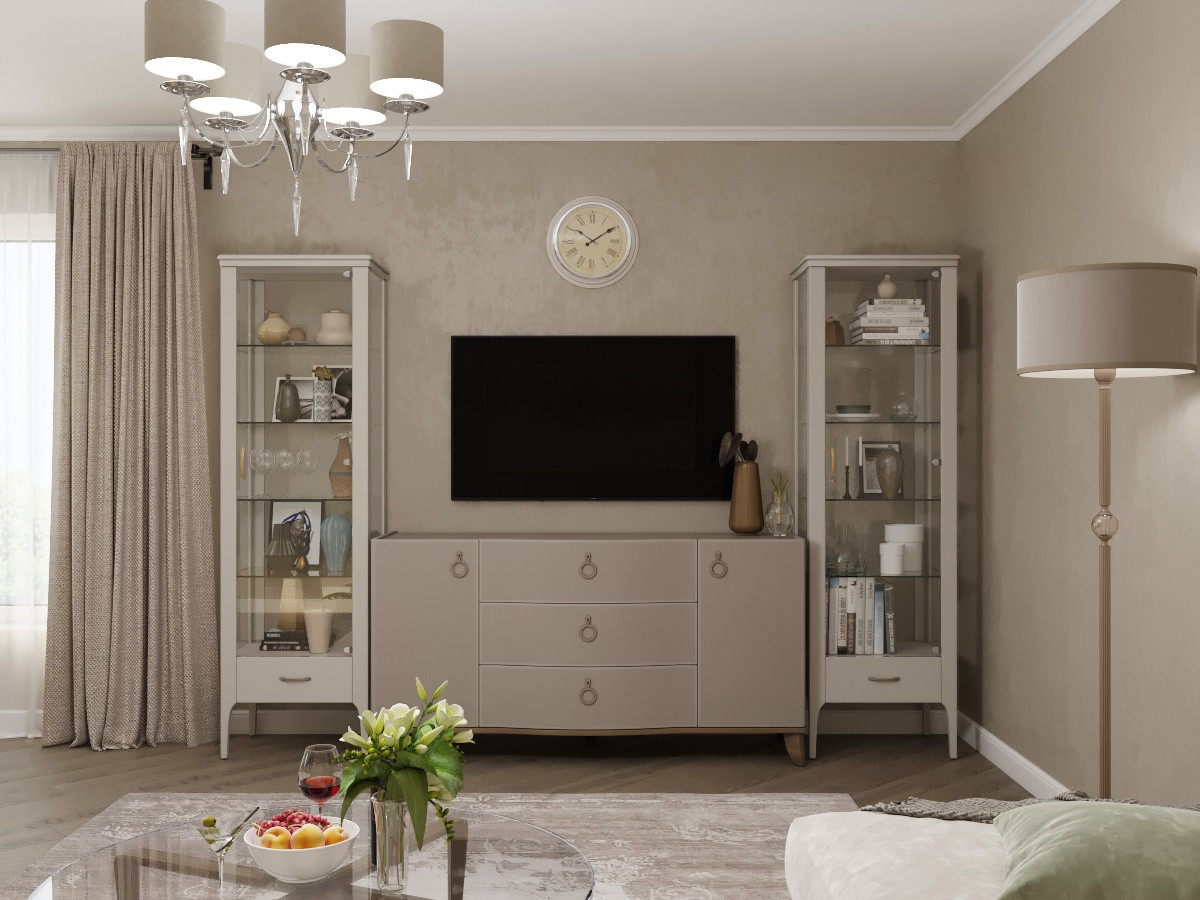 Гостиная-кухня-холл .