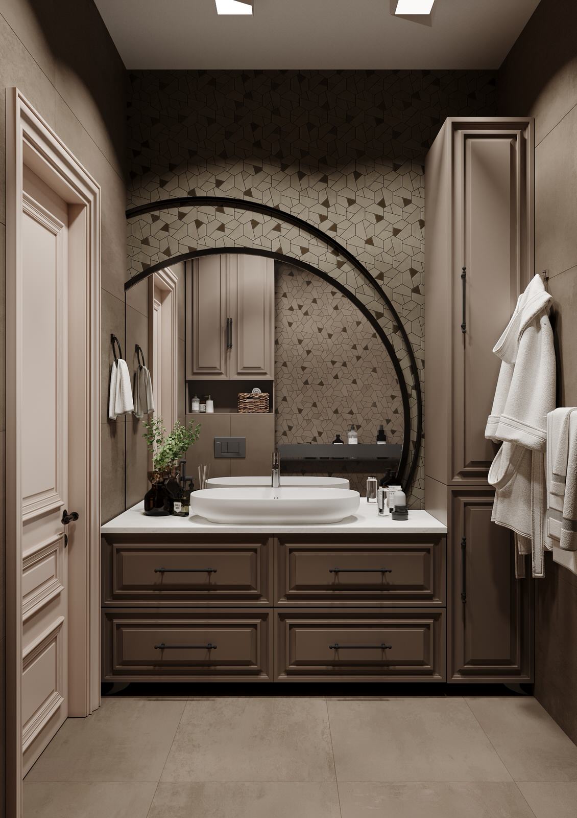 Ванная в стиле Неоклассика