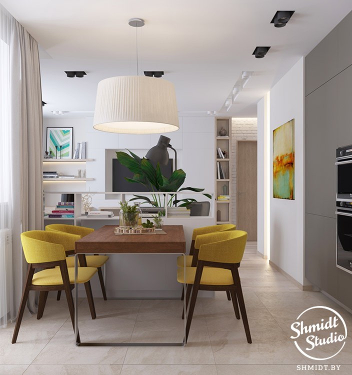 Проект "Сочный" в центре столицы, 80м2