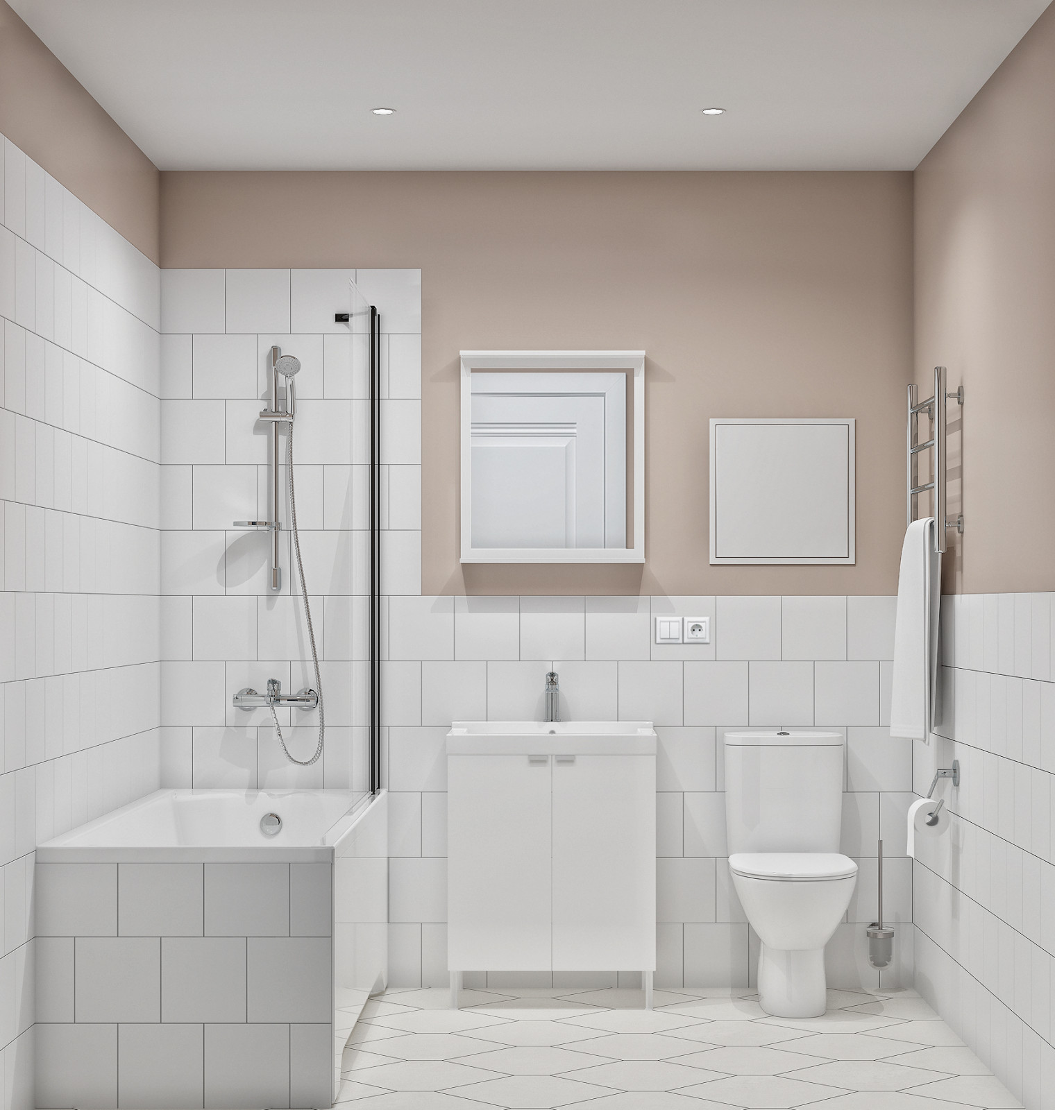 Стиль Комфорт в бежевом исполнение